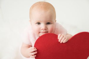 valentine's day baby photographer