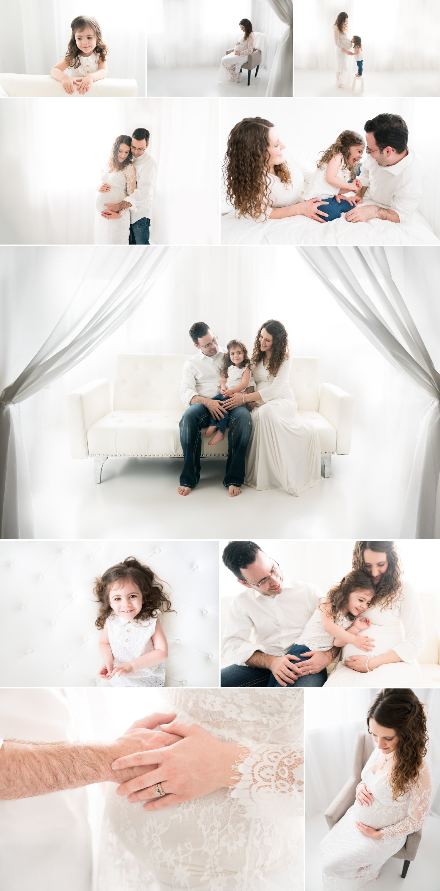 maternity photographer shows full session