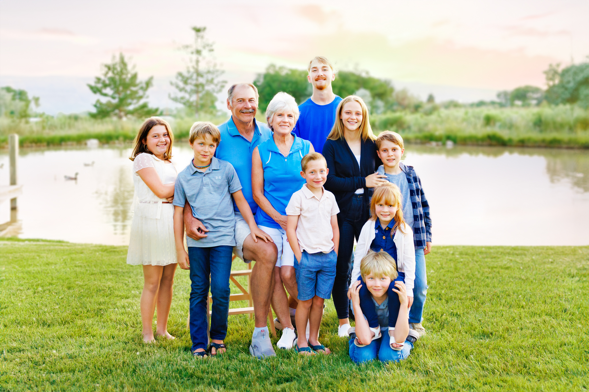 Grand Junction Family Photos with Grandparents
